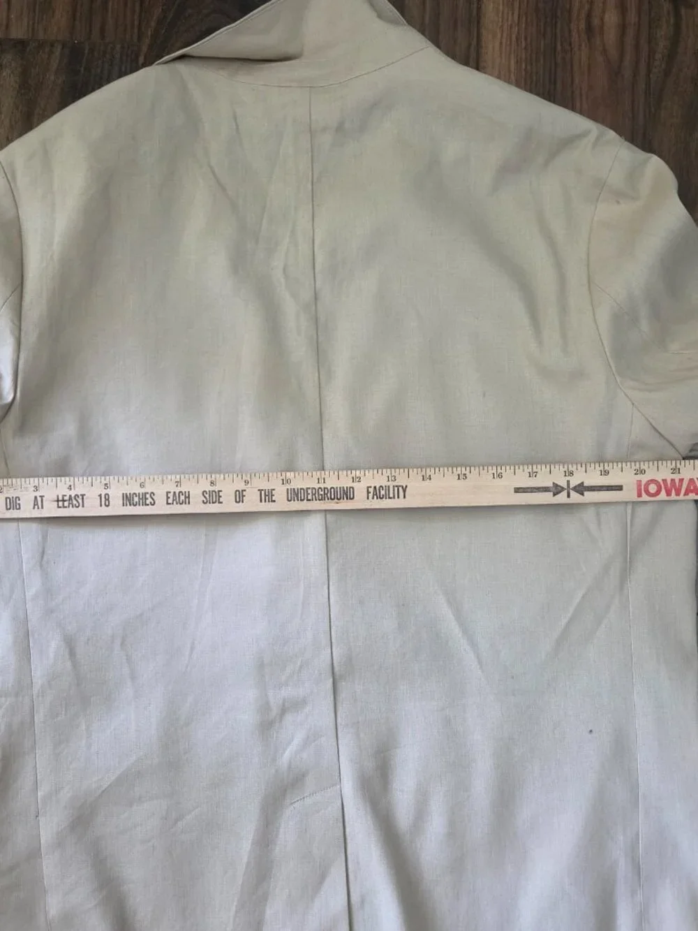 Calvin Klein Mens Linen-blend Two-Button Blazer Jacket, Beige M 42R $329
